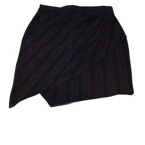Bebe Asymmetrical Crossover Mini Skirt Women's 10 (NWT)